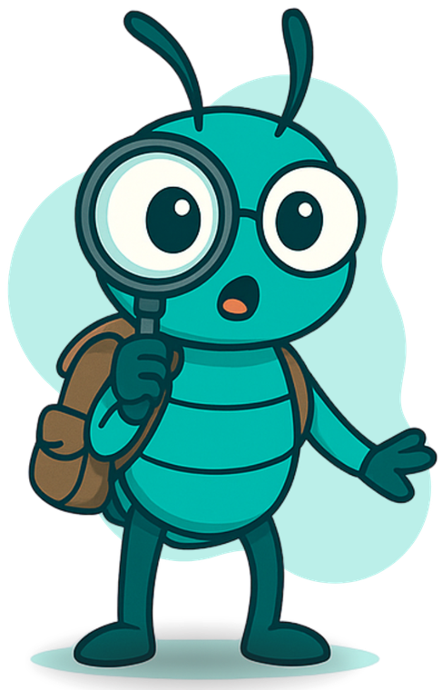 Bugsy, mascota de QA Masters Lab, qa tester sin experienca